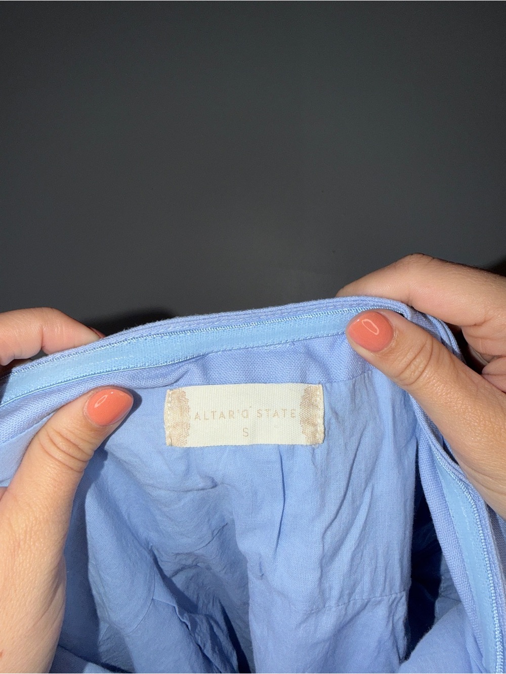 Altar’d State Lilia Strapless Bow Dress - Blue - Picture 5 of 8